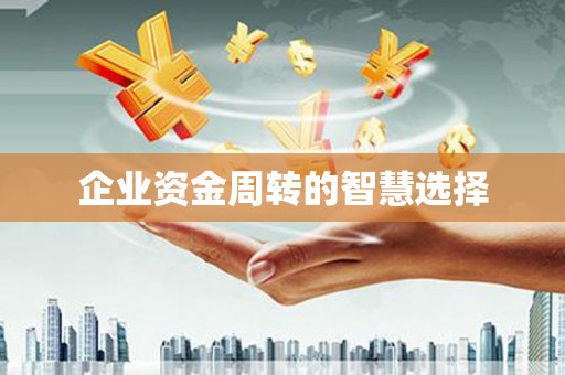榆中企业资金周转的智慧选择