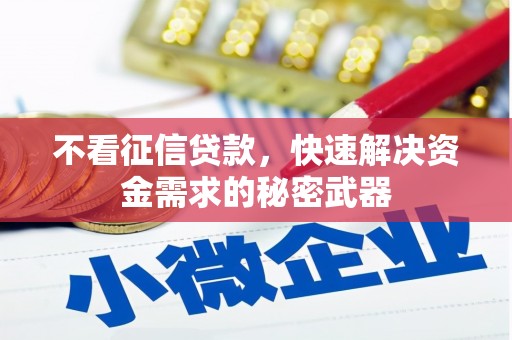 榆中不看征信贷款，快速解决资金需求的秘密武器