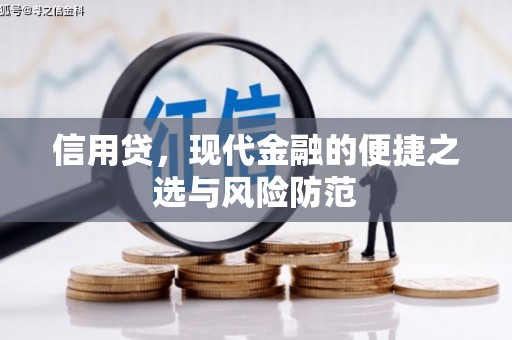 榆中信用贷，现代金融的便捷之选与风险防范