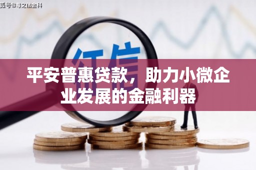 榆中平安普惠贷款，助力小微企业发展的金融利器