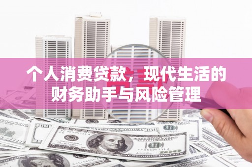 榆中个人消费贷款，现代生活的财务助手与风险管理