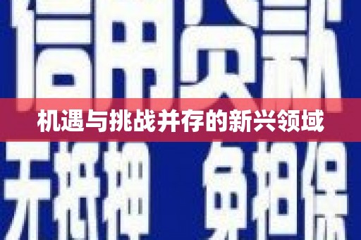 榆中机遇与挑战并存的新兴领域