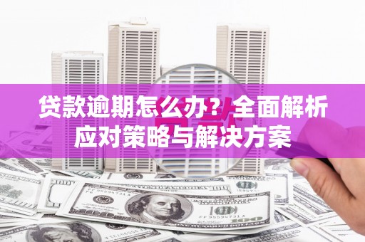榆中贷款逾期怎么办？全面解析应对策略与解决方案